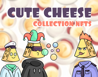Doodle Nft Art │Cute Cheese NFT