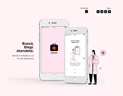 UX/UI design - Doktor app