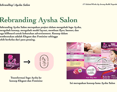 Rebranding Aysha Salon