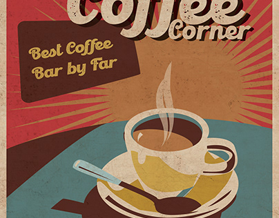 Retro Coffee Bar ad