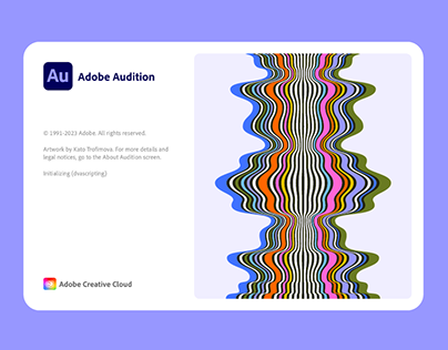 Adobe Audition Splash Screen 2024