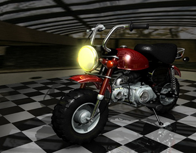 Honda Monkey Z-50J (3DModel)