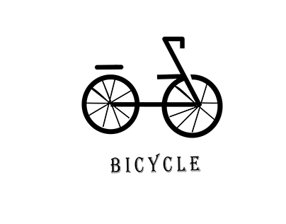 Vector bicycle logo