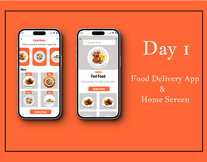 Day 1 : Food Delivery App & home Screen