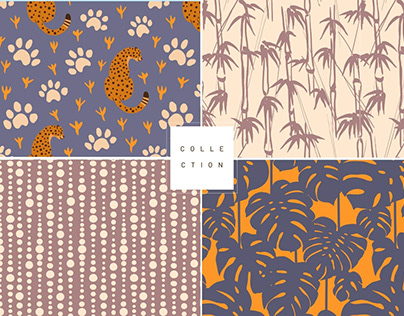 Project thumbnail - Tropical Vector Pattern Collection