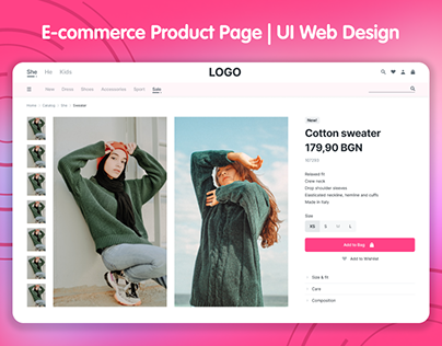 E-commerce Product Page | UI Web Design