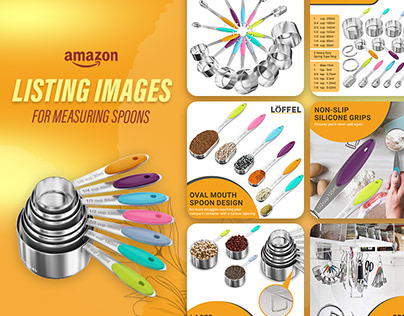 Amazon Listing Image | Product Design, Measuring Spoons