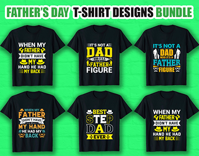 Father's Day T shirt Design Bundle