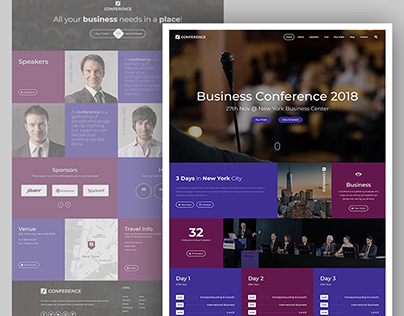 Conference and Event wordpress theme