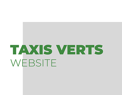 Taxis Verts Website
