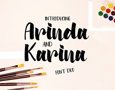 Arinda & Karina | Font Duo