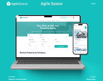 Agile Space - Real Estate Web and Mobile App