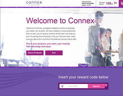 Web Design for Xerox Connex