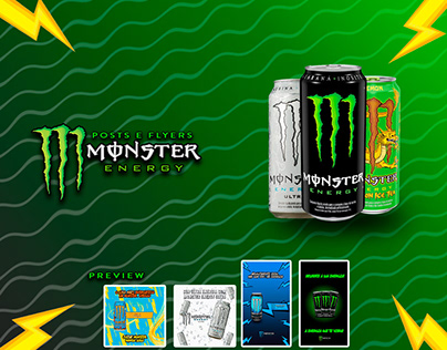 Social Media - Energético Monster