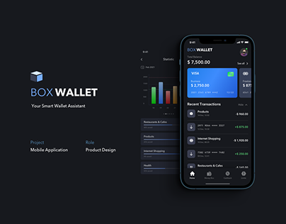 Box Wallet App - UI Concept