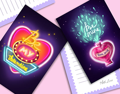 Love Postcards/Illustrations Series/Valentine's Day