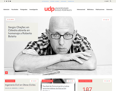 Universidad Diego Portales ⎯ Sitio web institucional