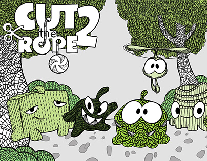 Project thumbnail - Cut the Rope - 2 (In Gond Style)