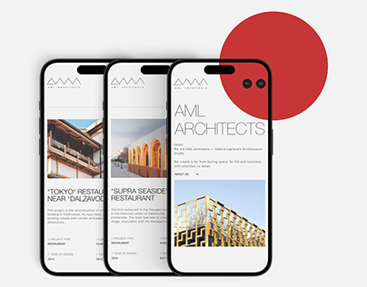 Website for AML ARCHITECTS