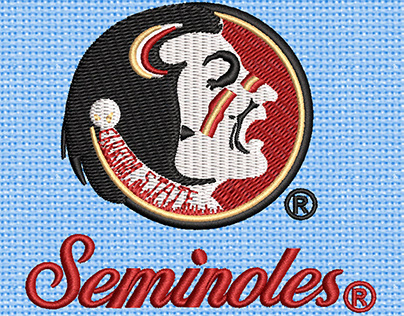 Florida State Seminoles Embroidery logo.