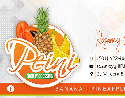Peini Food Processing Business Card