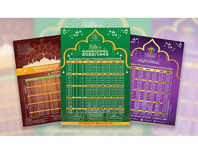 Ramadan Calendar & Islamic Yearly Calendar