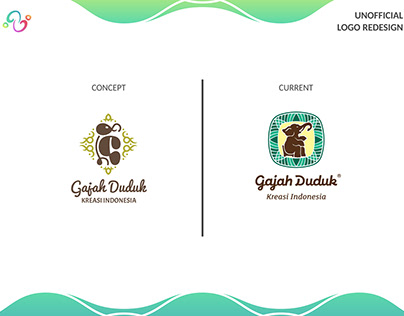 Gajah Duduk Logo Redesign (UNOFFICIAL)