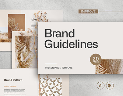 Brand Guidelines Template (FREE)