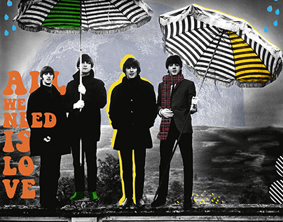 THE BEATLES COLLAGE