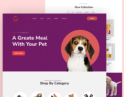 pets website Design