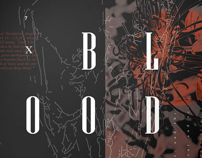 Typographic Poster - Bloodmoon