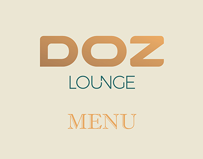 DOZ Lounge | Menu Card