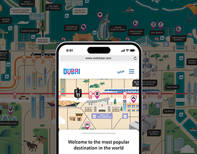 Visit Dubai Map