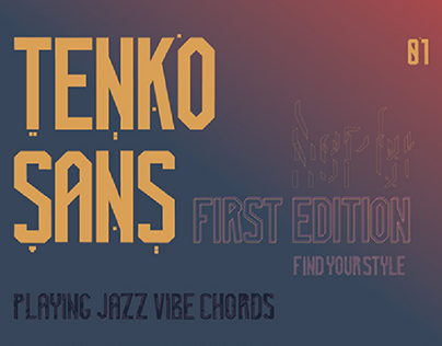 Tenko Sans Typeface