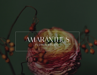 AMARANTHUS Flower Shop / Branding