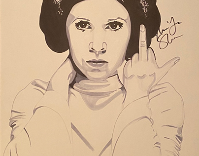 Princess” Carrie fisher” Leia