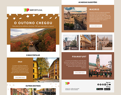 TAP Air Portugal: Newsletter Design