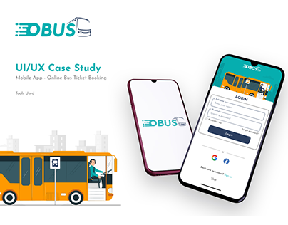 Online Bus Ticket UI/UX Case Study (Project)