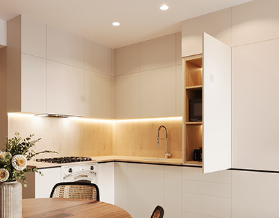 Kitchen I Gudauri Apartment Design