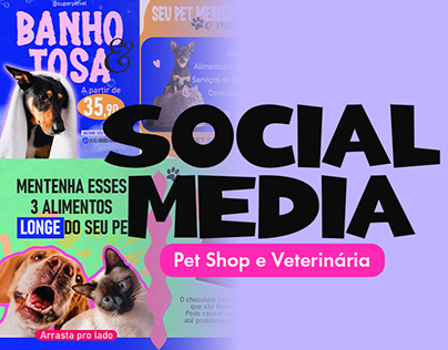 Design Social Media - Pet Shop e Veterinária