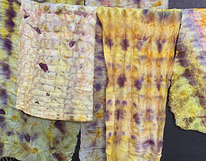 Eco-printing & Eco-dyeing with Onion peels