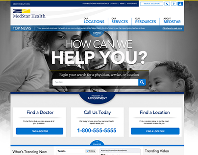 MedStar Health Web Redesign
