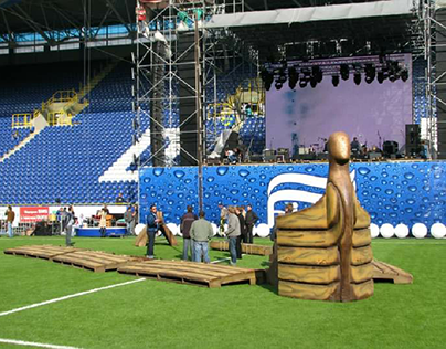 1st evro stadium in Ukraine Dnioro