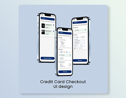 Credit Card Checkout UI design