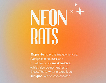 NEON RATS | POSTER DESIGN