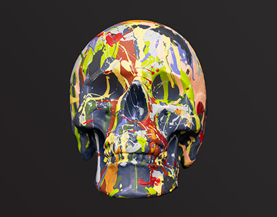 Art object skull