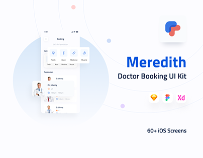 Meredith - Doctor Booking UI Kit