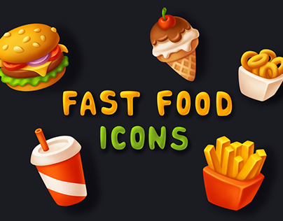 Fast food / game icons