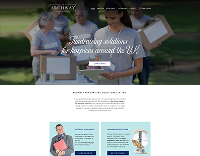 Website Design - Archway Fundraising.