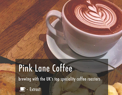 Magazine Ad - Pink Lane Coffee